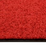 vidaXL Paillasson lavable Rouge 60x90 cm