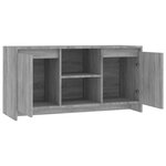 vidaXL Meuble TV Sonoma gris 102x37 5x52 5 cm Bois d'ingénierie
