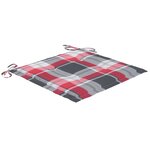 vidaXL Chaises de jardin lot de 6 avec coussins Bois de teck massif