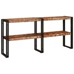 vidaXL Table console 160x33x75 cm en bois massif récupéré
