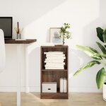 vidaXL Bibliothèque chêne marron 40x24x76 cm bois d'ingénierie