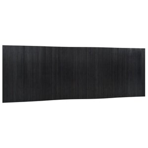 vidaXL Cloison de séparation noir 165x600 cm bambou