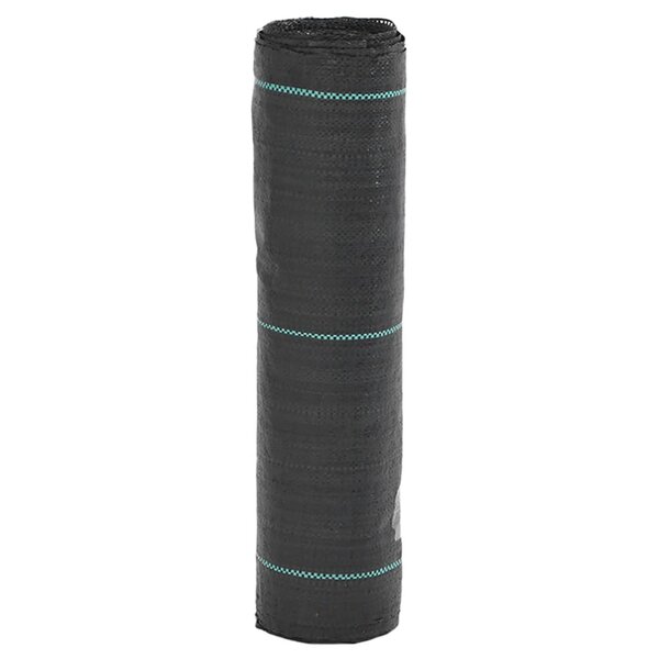 vidaXL Membrane anti-mauvaises herbes noir 0 5x50 m PP