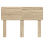 vidaXL Tête de lit Chêne Sonoma 120 cm Bois d'ingénierie