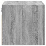 vidaXL Armoire murale sonoma gris 50x42 5x40 cm bois d'ingénierie