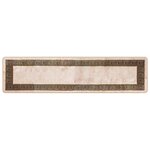 vidaXL Coureur de Tapis MARSA Noir 50 x 200 cm Polyester et PVC