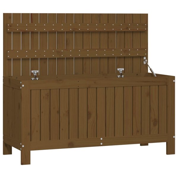 vidaXL Boîte de rangement de jardin Marron miel 108x42 5x54cm Bois pin