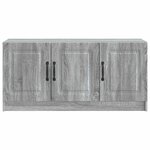 vidaXL Meuble TV Sonoma gris 99 x 34 5 x 47 cm Bois d'ingénierie
