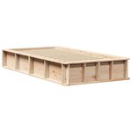 vidaXL Cadre de lit Pin massif 210 x 118 x 30 cm Pin massif
