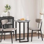 vidaXL Plateau de table Sonoma gris 60 x 60 x 1.5 cm Bois d'ingénierie