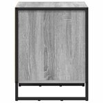 vidaXL Table de chevet avec tiroir 2 Pièces Gris Sonoma 50 x 39 5 x 50 cm