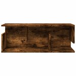 vidaXL Armoire murale 80x20x30 cm chêne fumé bois d'ingénierie
