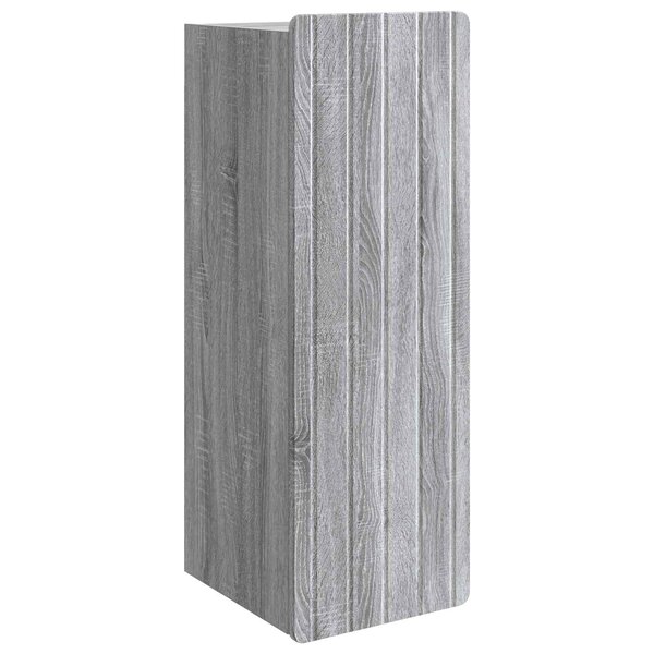 vidaXL Armoire Murale Sonoma gris 33 x 34 5 x 94 cm Bois d'ingénierie