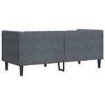 vidaXL Canapé Gris foncé 174 x 74 5 x 70 5 cm Velours
