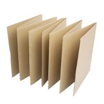 Pack and Move - Lot 120 croisillons de calage déménagement avec carton - 55 x 30 x 30 cm - Pour assiettes et cadres - Carton renforcé