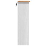 vidaXL Hutte "ASKIM" Blanche 91x30x104 cm en Bois Massif de Pin