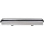 vidaXL Lame d'eau rectangulaire 60 cm Acier inoxydable pour piscine
