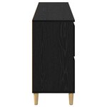 vidaXL Buffets 3 Pièces Chêne noir 60 x 35 x 70 cm Bois d'ingénierie