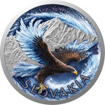 Monnaie SLOVAK EAGLE Four Elements Power Coin x Czech Mint Official Edition 1 Oz Argent 2$ Niue 2026