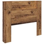 vidaXL Tête de lit Bois ancien 120 x 15 x 103 5 cm Bois d'ingénierie