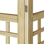 Écran de confidentialité extérieur vidaXL 4 panneaux Bois traité Pin