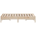 vidaXL Cadre de lit sans matelas 120x200 cm bois de pin massif