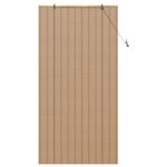 vidaXL Store enrouleur Autre Marron Clair 120 x 220 cm Bambou