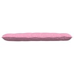 vidaXL Coussin de Dos Rose 160 x 19 x 50 cm tissu