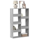 vidaXL Bibliothèque sonoma gris 100x33x155 5 cm bois d'ingénierie