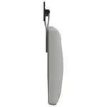 vidaXL Tête de lit suspendue Gris nuage Tissu