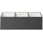 Organiseur de bureau 4 compartiments officebyme - x 2 - exacompta