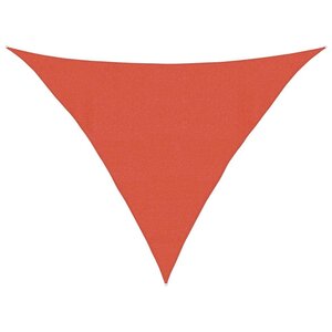 vidaXL Voile d'ombrage 160 g/m² triangulaire terre cuite 4x4x5 8m PEHD
