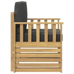 vidaXL 2 Pièce Ensemble de canapés d'extérieur Polyester