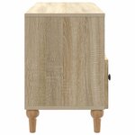 vidaXL Meuble TV 102 x 34 5 x 50 cm Chêne Sonoma Bois d’ingénierie