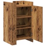 vidaXL Buffet en vieux bois 45x35x75 cm en bois technique