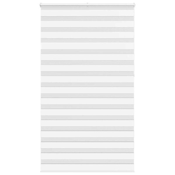 vidaXL Store zèbre blanc 120x230 cm largeur du tissu 115 9cm polyester