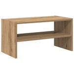 vidaXL Étagère à chaussures empilable chêne artisanal 60x30x30 5 cm