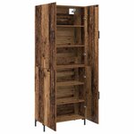 vidaXL Haut Armoire Bois ancien 69 5 x 34 x 180 cm Bois d'ingénierie