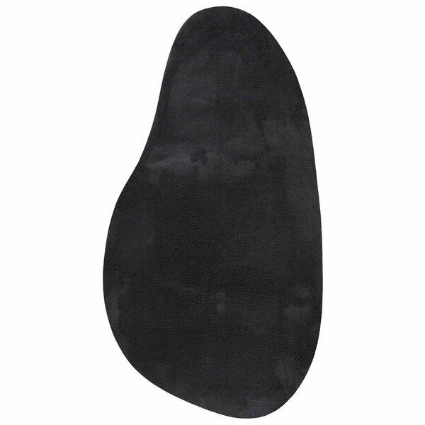 vidaXL Tapis de surface HUARTE Noir 80 x 150 cm Polyester