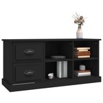 vidaXL Meuble TV noir 102x35 5x47 5 cm bois d'ingénierie