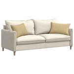 vidaXL Coussins de canapé 2 Pièces Vert gris 60 x 40 cm