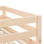 vidaXL Lit mezzanine enfants échelle 90x190 cm bois pin massif