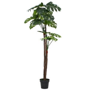 vidaXL Plante artificielle avec pot Monstera 170 cm Vert