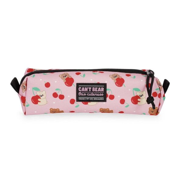 My pencil case - trousse - Teddy bear cerise