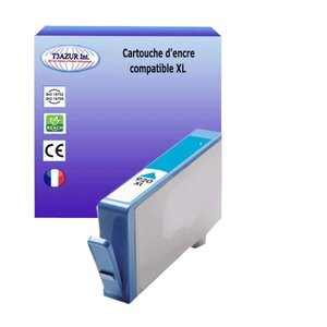 Cartouche compatible avec HP OfficeJet 7000, 7000 Wide Format remplace HP 920XL Cyan - T3AZUR