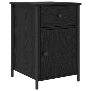 vidaXL Cabinet de chevet Chêne noir 40 x 42 x 60 cm Bois d'ingénierie