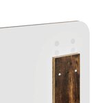 vidaXL Tête de lit Chêne fumé 200 cm Bois d'ingénierie