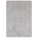 Tapis shaggy vidaXL avec support en latex gris 240x340 cm