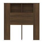 vidaXL Armoire de tête de lit Chêne marron 100x18 5x102 5 cm