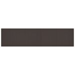 Ensemble Salle à Manger Jardin vidaXL 17 Pièces avec Coussins Marron Poly Rotin